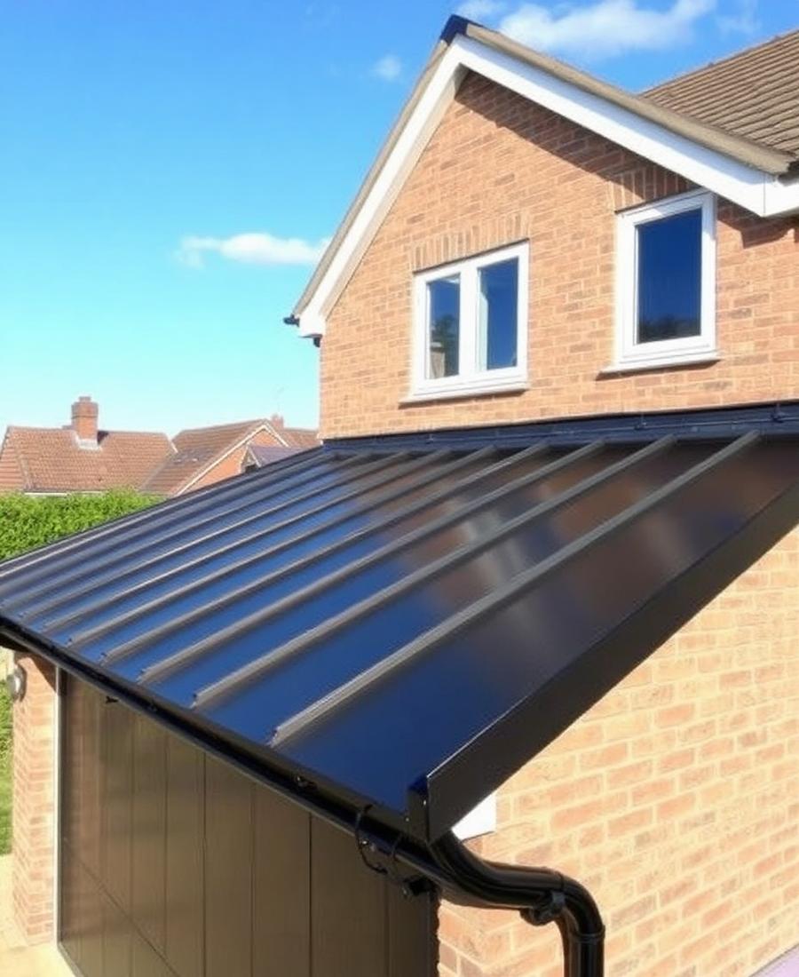 New metal roof